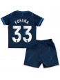 Otroški Nogometna dresi replika Chelsea Wesley Fofana #33 Gostujoči 2023-24 Kratek rokav (+ hlače)